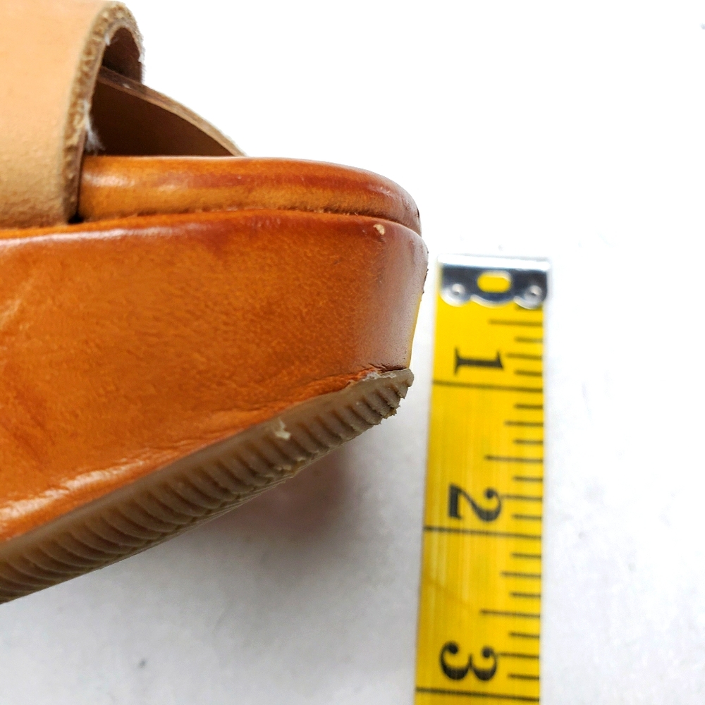 Lucky Brand Leather Size 7 Wedge Sandals - Picture 8 of 12